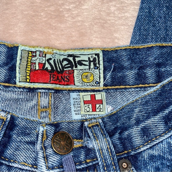 Swatch vintage jean W3+4/L29 - Picture 12 of 14